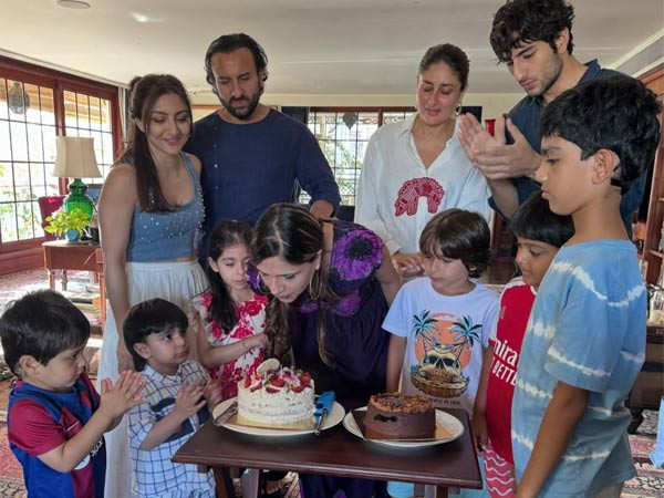 Kareena-Saif and family celebrate Saba Pataudi’s birthday. Pics: