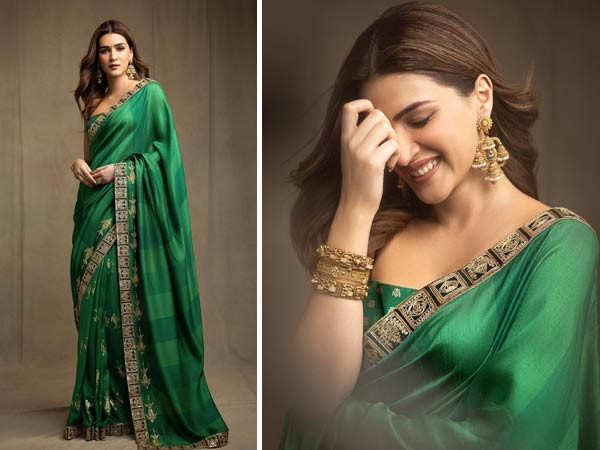 In Pics: Kriti Sanon spells elegance in a green saree