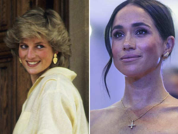 Meghan Markle wears Princess Diana’s dainty cross necklace in Nigeria