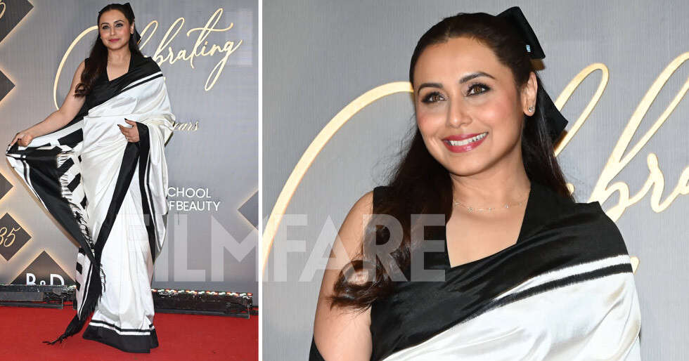 Pictures : Rani Mukerji’s latest saree look is a winner