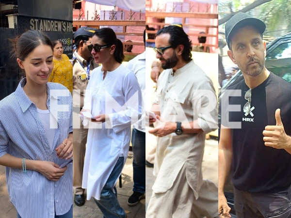 Saif Ali Khan, Kareena Kapoor Khan, Hrithik Roshan step out to vote
