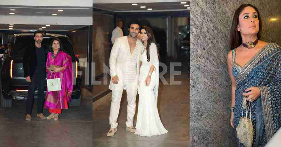 Photos: Kapoor family glams up for Aadar Jain, Alekha Advani’s roka