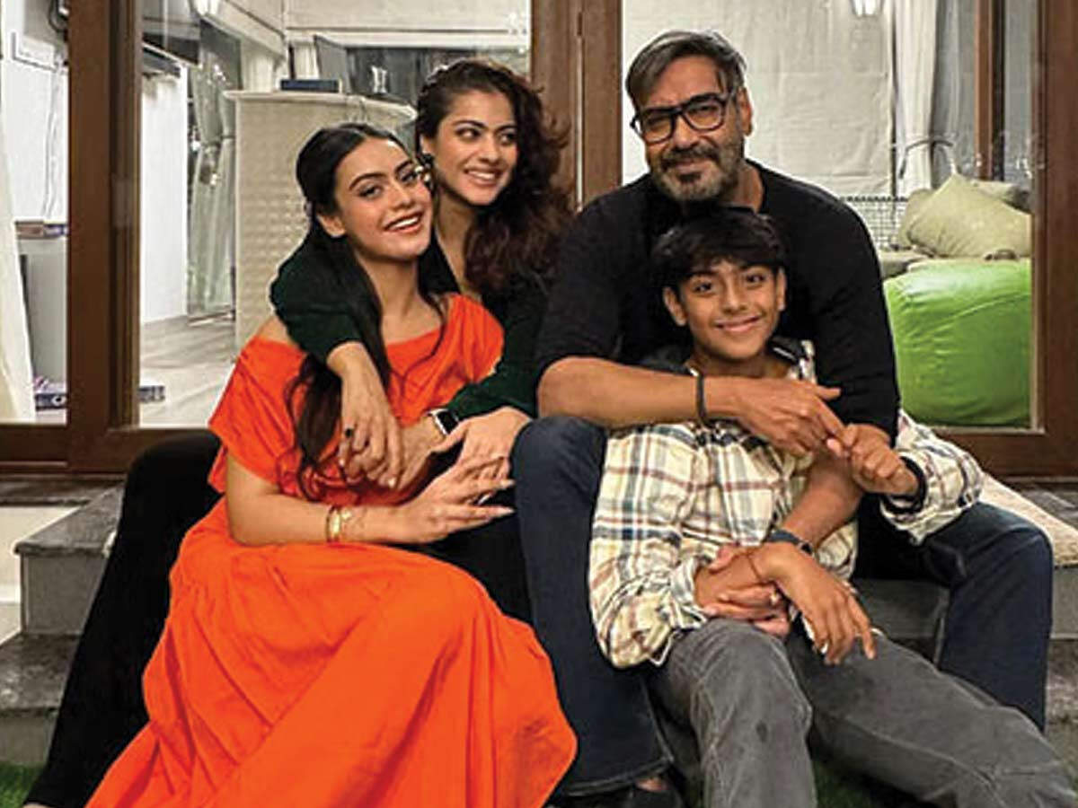 Ajay Devgn and Kajol Family Moments