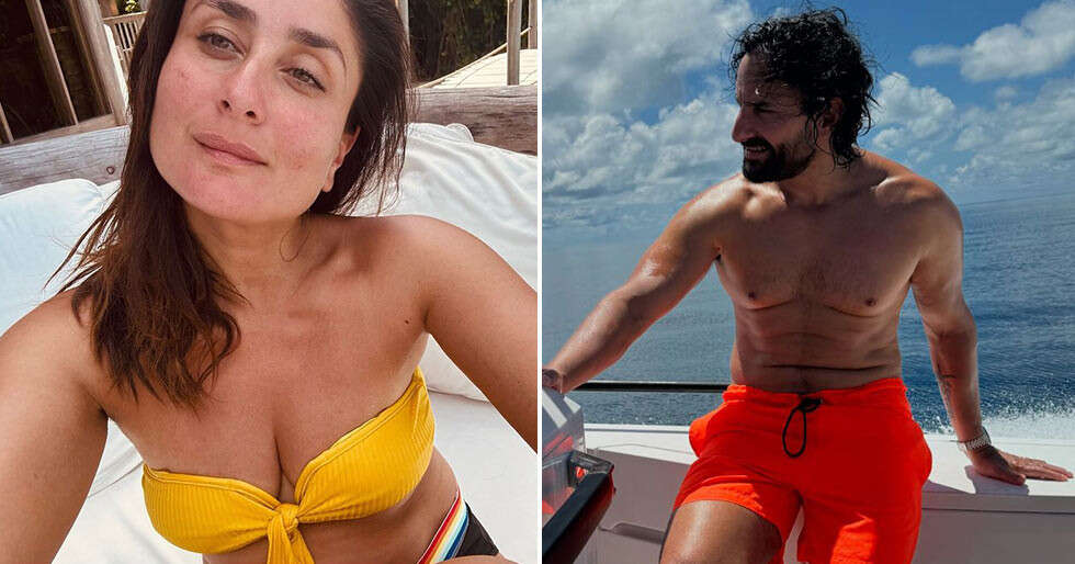 In pics: Kareena Kapoor Khan and Saif Ali Khan’s beach getaway