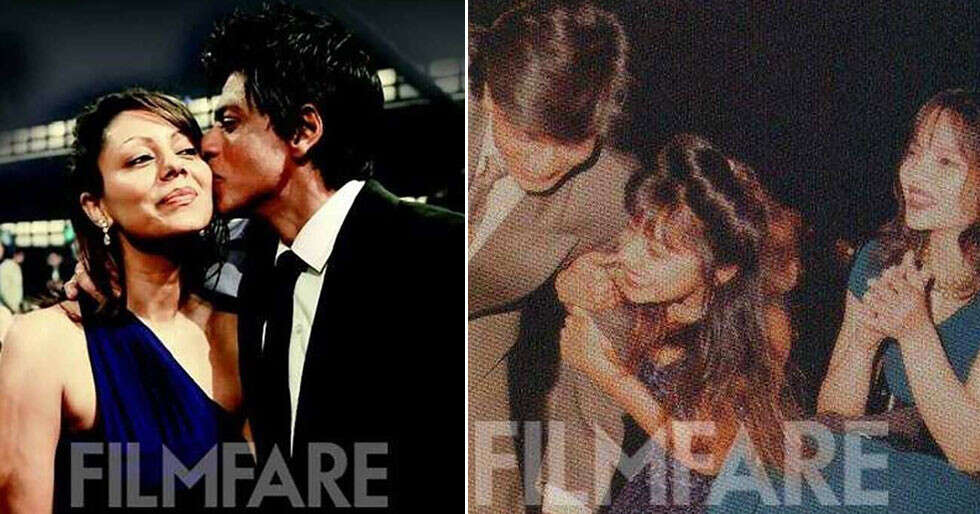 PHOTOS: Shah Rukh Khan’s lovely moments with Gauri Khan at the Filmfare Awards