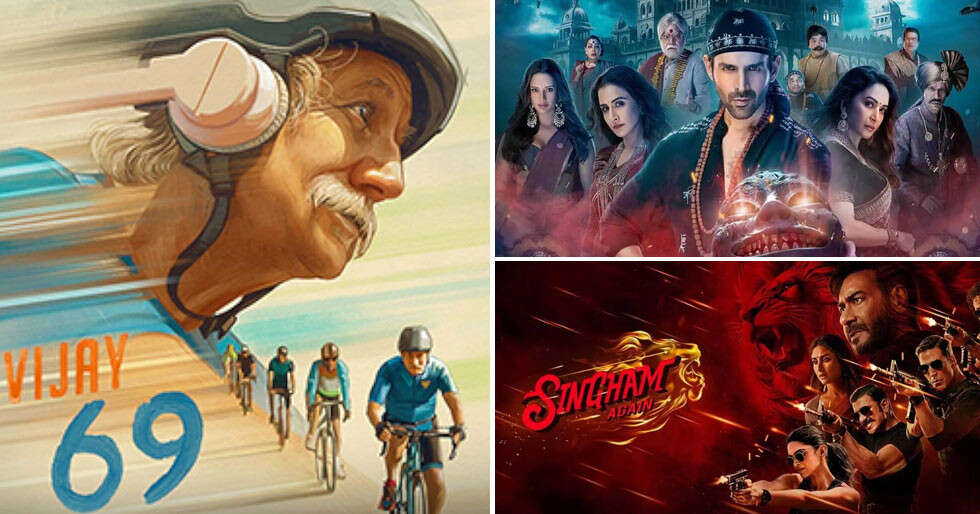 Upcoming Bollywood Movies Releasing in November 2024: Singham Again & more