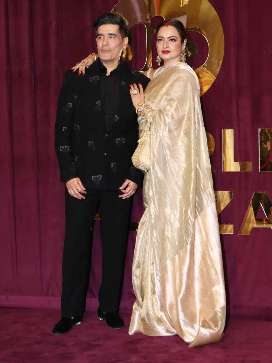 manish malhotra and rekha