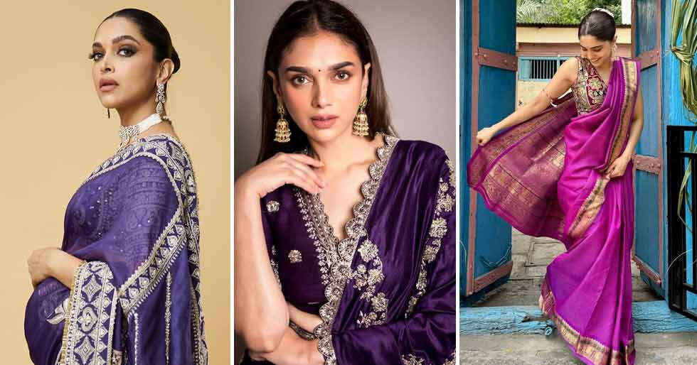 Navratri Day 9: Celebs who aced purple ethnic outfits