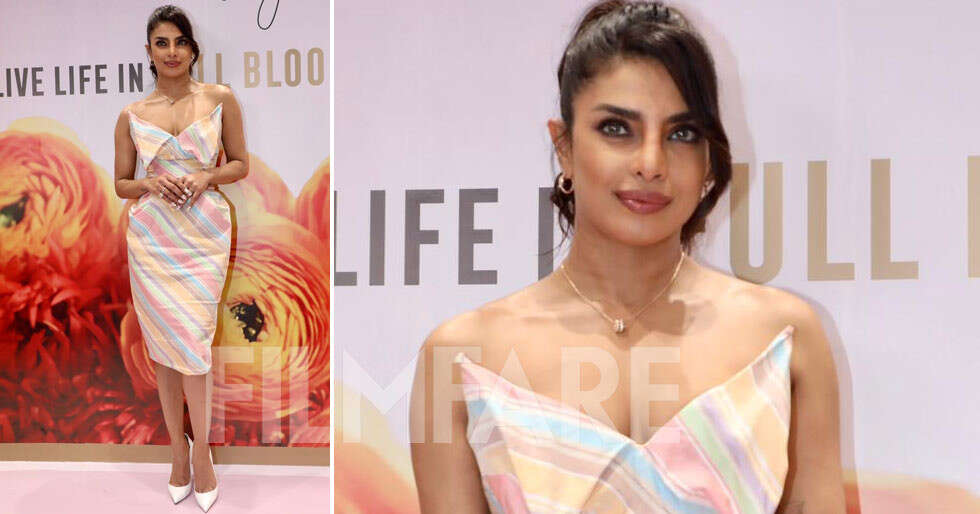 Photos: Priyanka Chopra Jonas stuns in a colourful dress