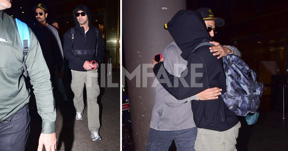 Photos: Ranbir Kapoor and Vicky Kaushal Clicked at The Airport