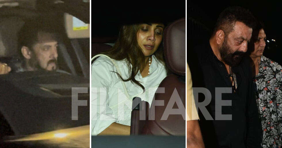 Salman Khan, Sanjay Dutt & others meet late Baba Siddique’s family