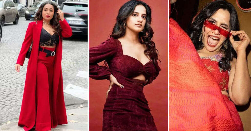 6 Bollywood Singers Proving Red is The Ultimate Power Colour