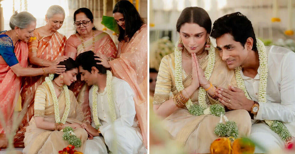 Aditi Rao Hydari & Siddharth are married. Check out the dreamy FIRST pics