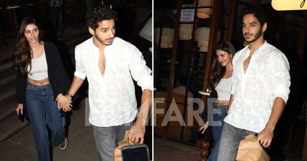 Ishaan Khatter snapped with rumoured girlfriend Chandni Bainz