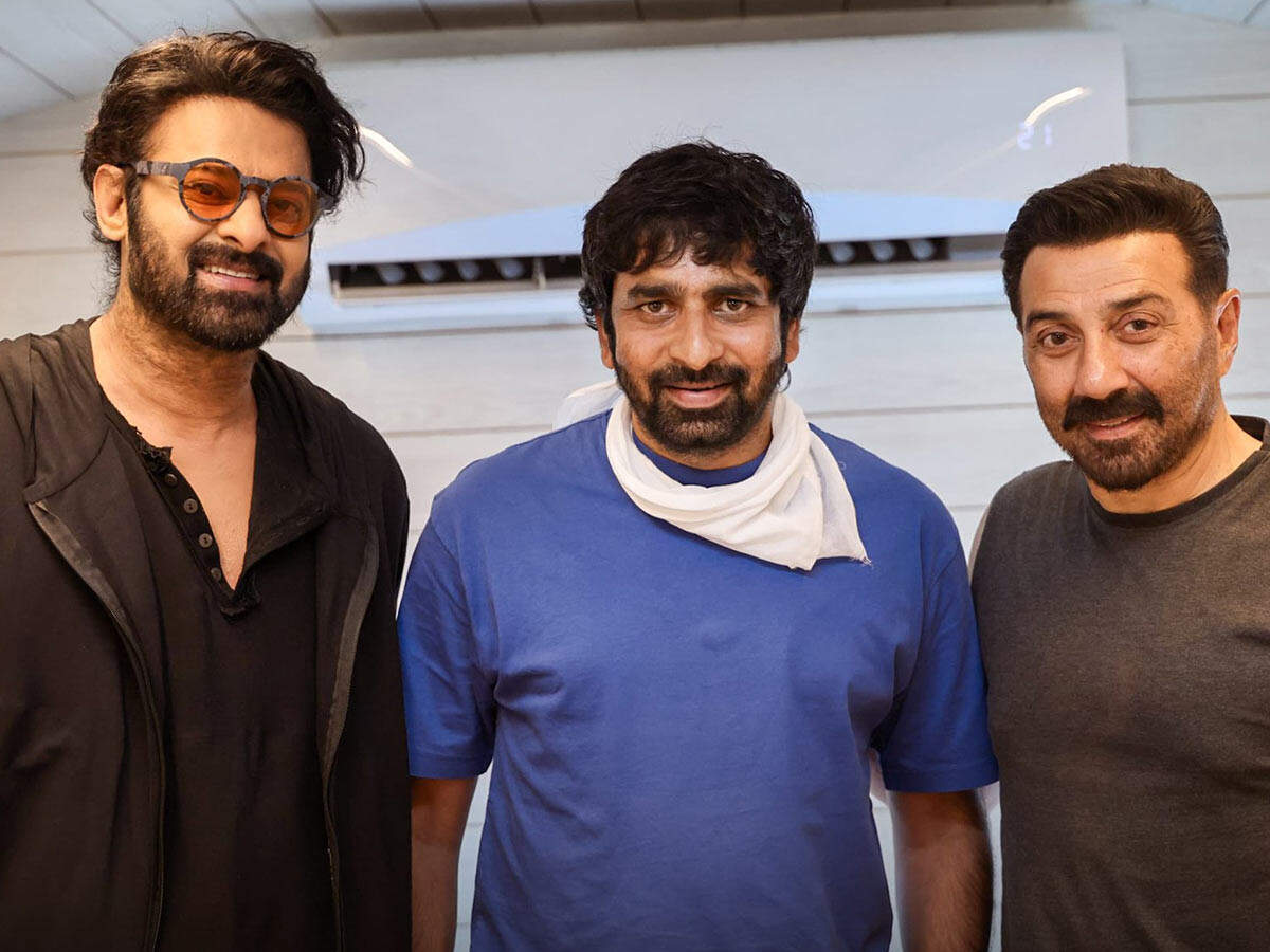 Prabhas meets Sunny Deol