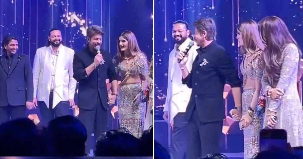 Netizens react to Shah Rukh Khan’s playful interaction at a wedding Netizens react to Shah Rukh Khan’s playful interaction at a wedding