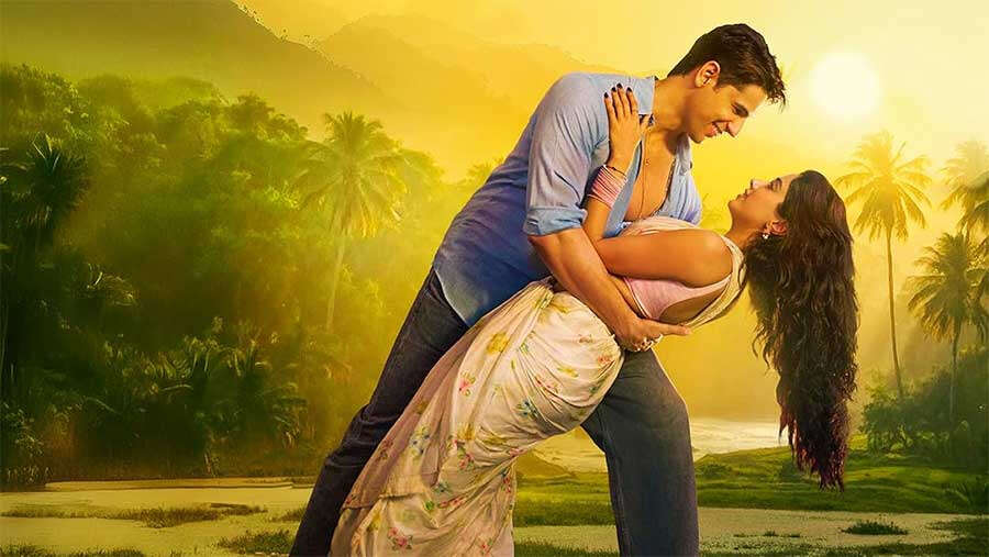 Sidharth Malhotra and Janhvi Kapoor in a cross-cultural romantic drama that leaned into emotional contrasts