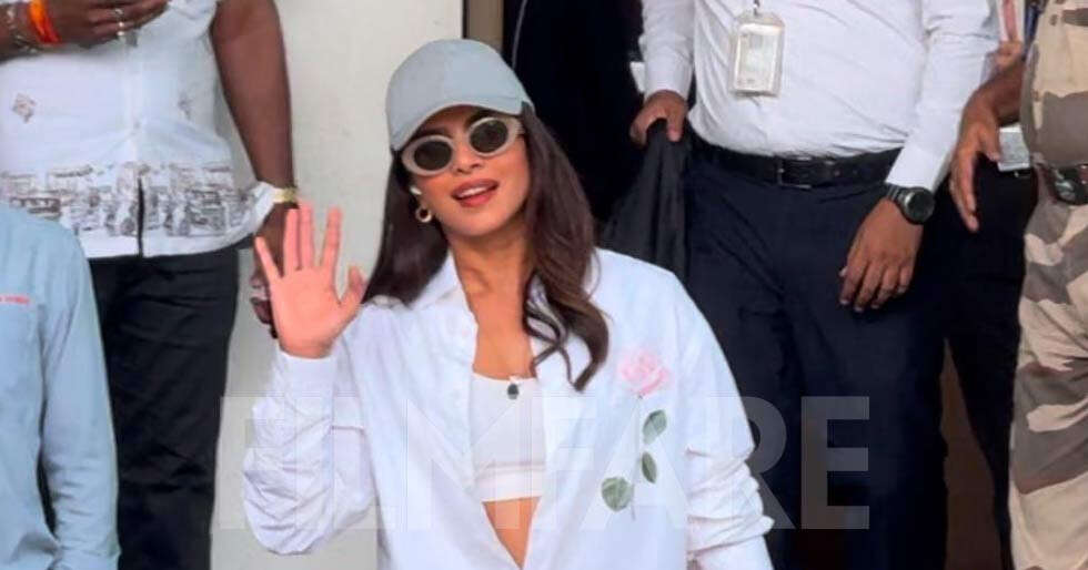 Priyanka Chopra Jonas arrives in Mumbai amid shooting in Hyderabad