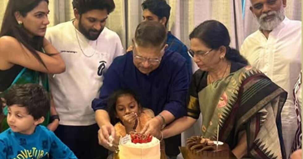 Allu Arjun made his dad’s birthday special with a Pushpa twist