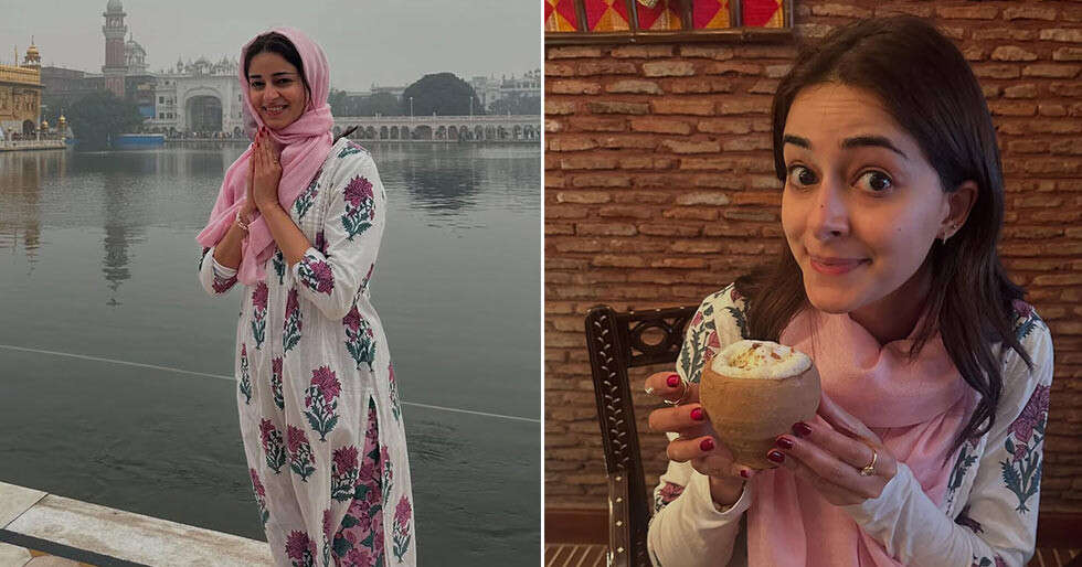 Pics: Ananya Panday’s Golden Temple visit