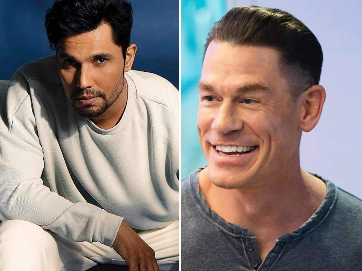 Randeep Hooda and John Cena