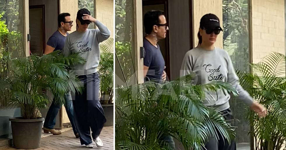 Saif Ali Khan & Kareena Kapoor clicked together in the city