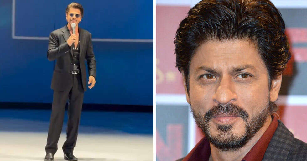 WATCH: Shah Rukh Khan blushes after a hilarious exchange with a fan