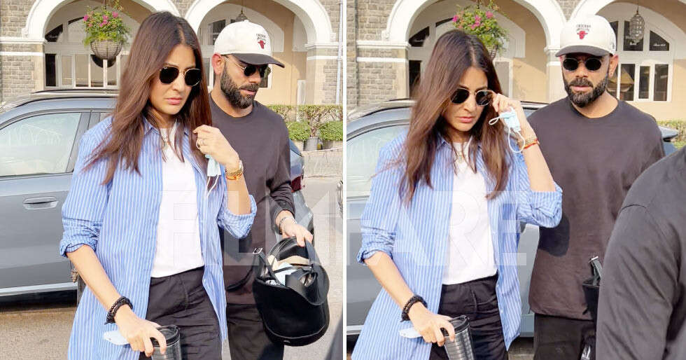 PHOTOS: Anushka Sharma and Virat Kohli clicked at the Gateway of India