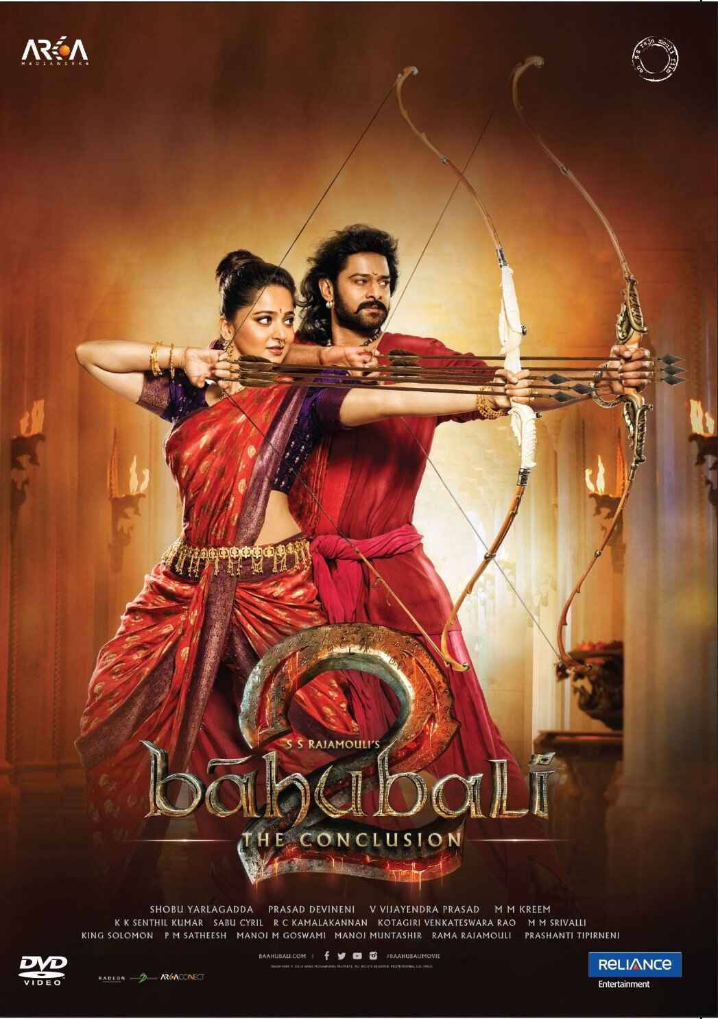 Anushka Shetty and Prabhas Baahubali Poster