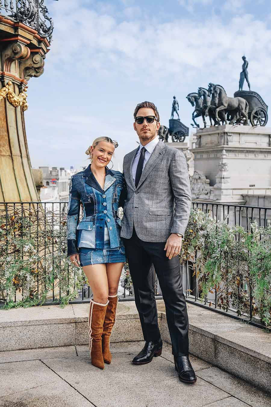 Chris Pratt and Millie Bobby Brown