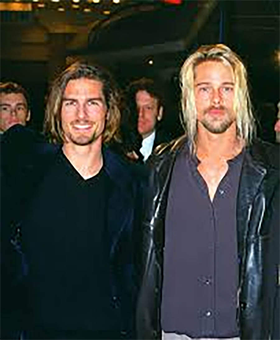 Tom Cruise and Bratt Pitt in F1