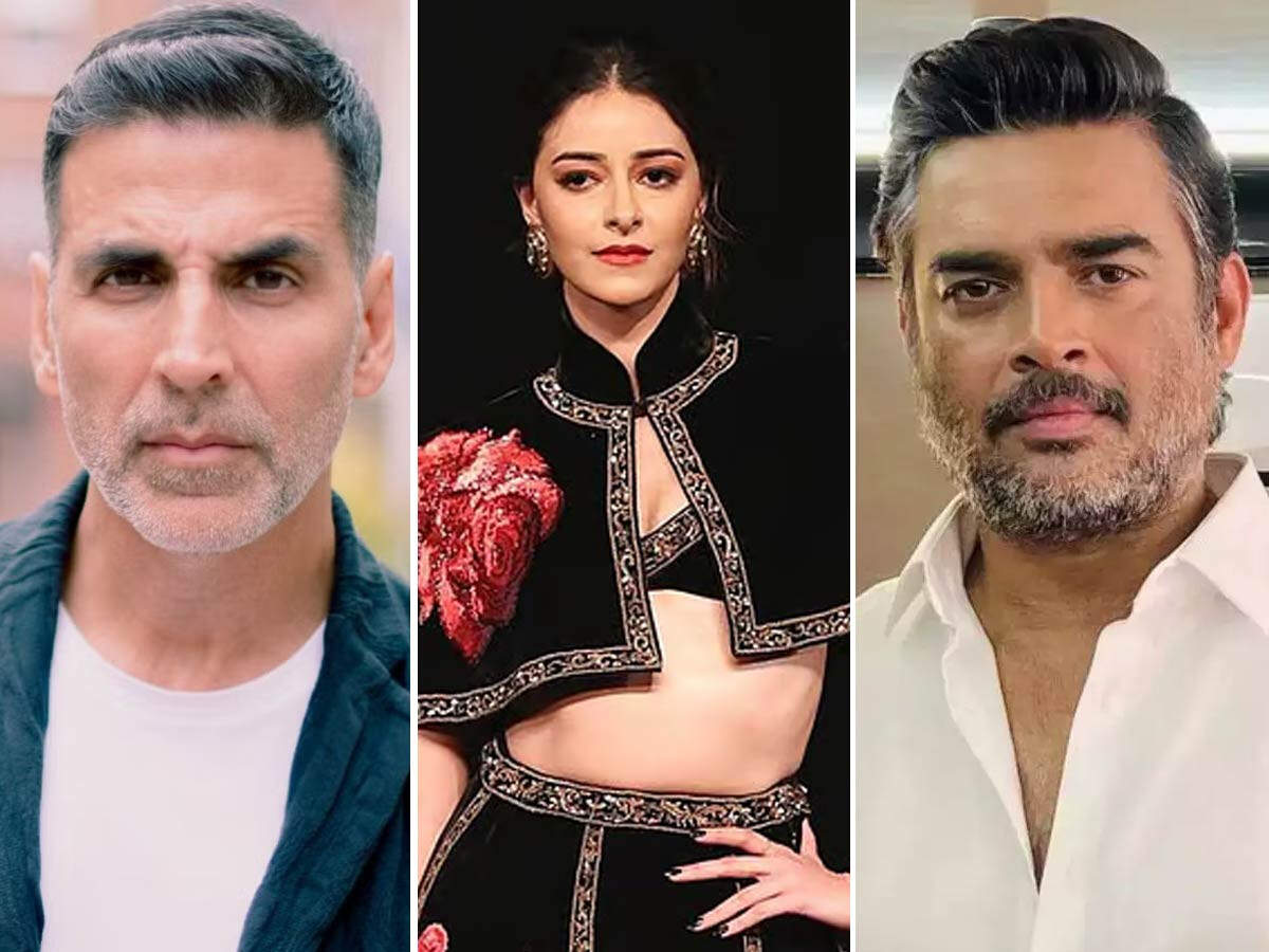 Akshay Kumar and Ananya Panday and R Madhavan