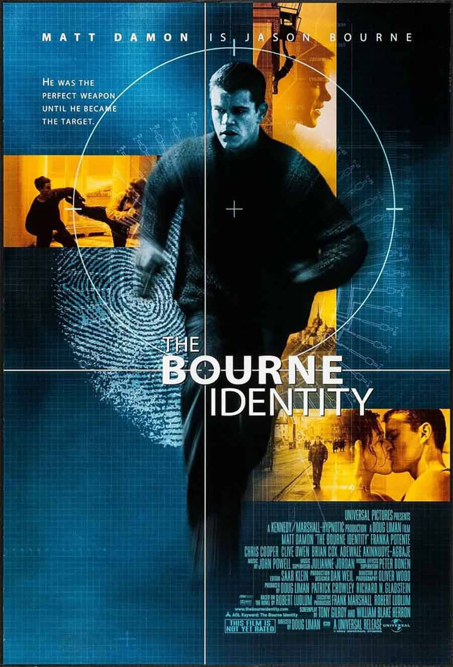10 Action Thriller: The Bourne Identity (2002