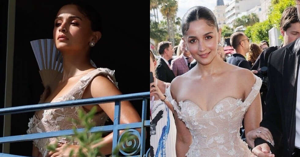 Alia Bhatt makes her Cannes debut in a sculpted ivory gown Alia Bhatt makes her Cannes debut in a sculpted ivory gown