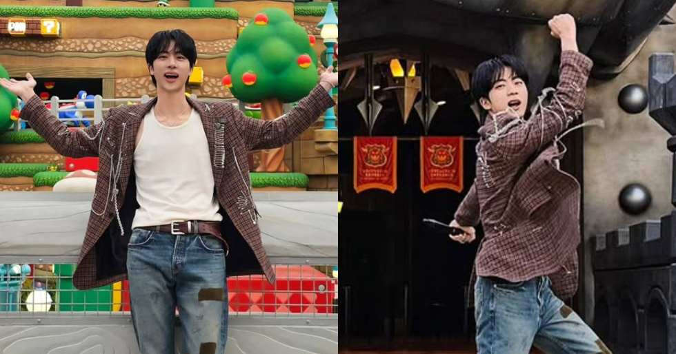 BTS JIN ジン 着用 ユニバ マリオ ベスト USJ Echo BTS JIN ジン 着用 ユニバ マリオ ベスト USJ Echo - メルカリ