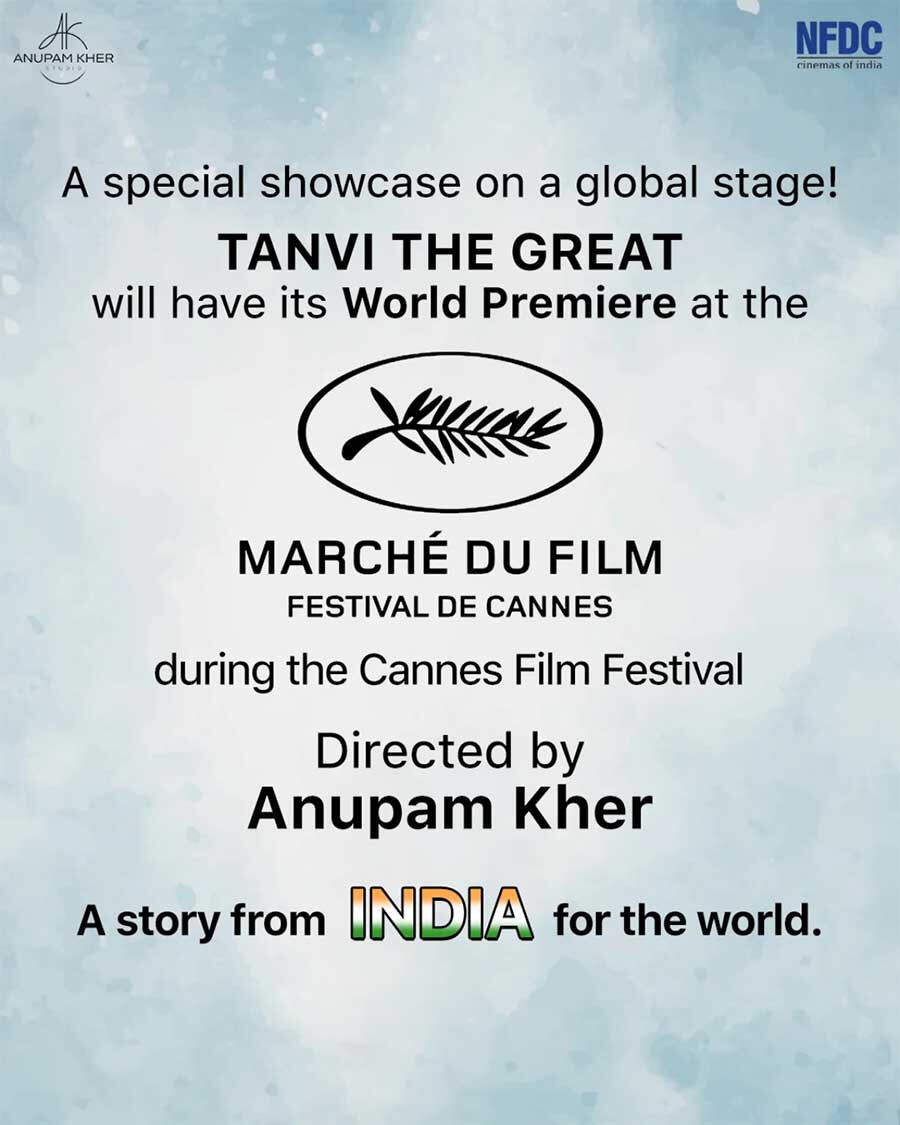 Tanvi The Great at Cannes
