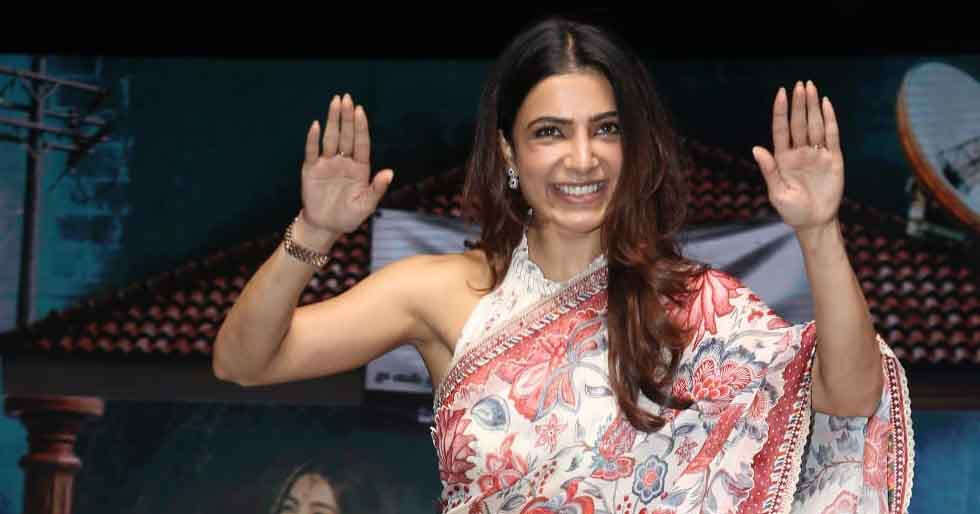 Samantha Ruth Prabhu Dazzles In A Fabulously Fashionable Saree