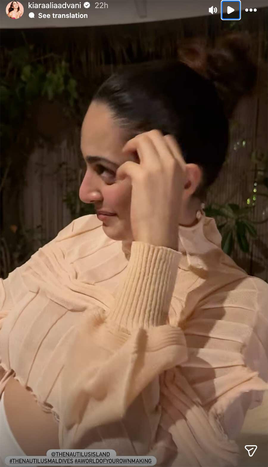 Kiara Advani grooves to the song ‘Baby Shark’ during her vacation in the Maldives. Leaves fans in awe