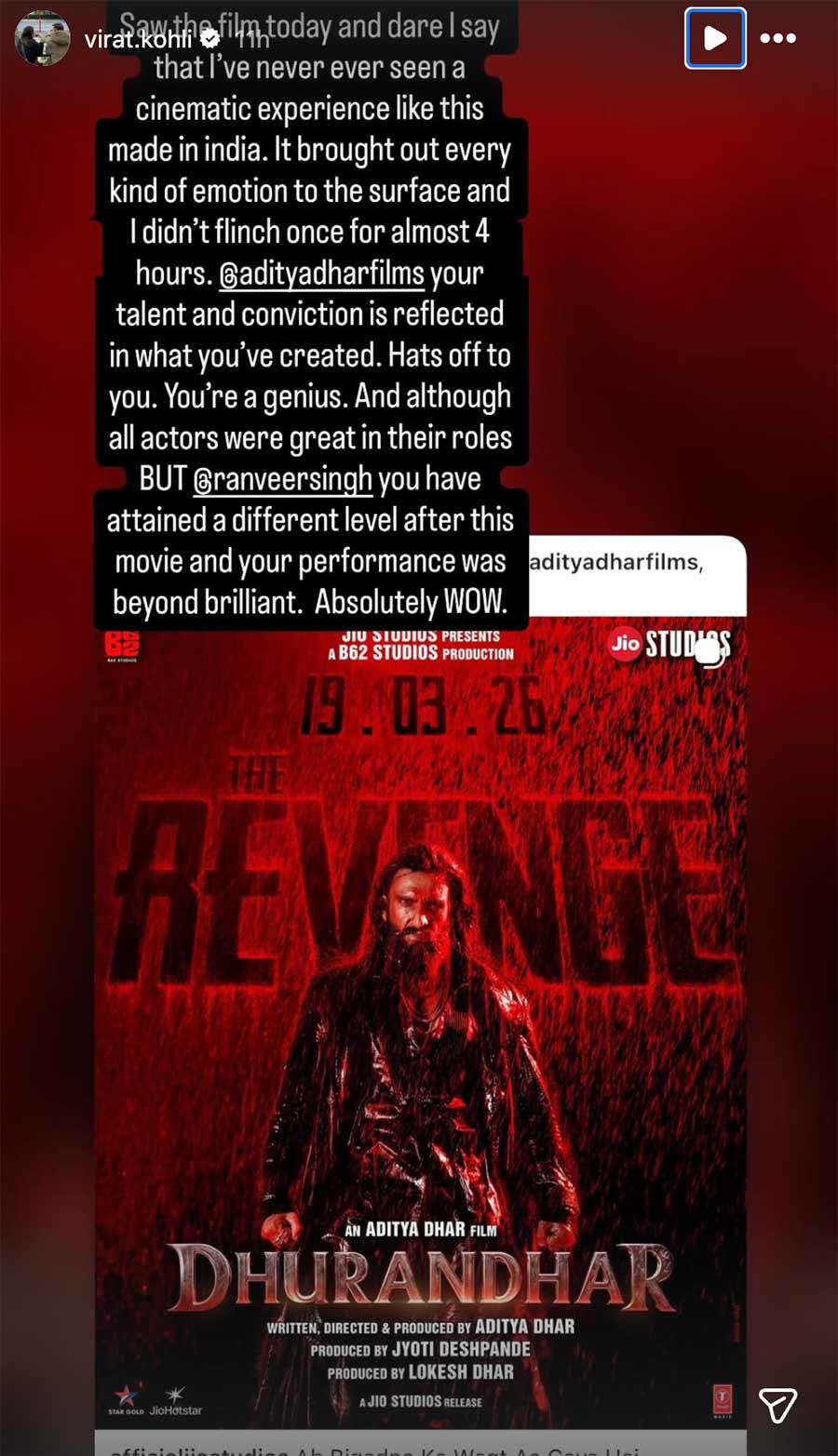 Ranveer Singh Dhurandhar