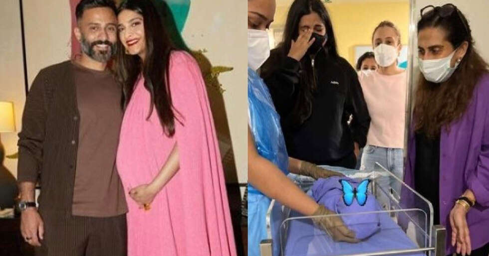 Rhea Kapoor Shares First Photo Of Sonam Kapoor And Anand Ahuja’s Baby ...