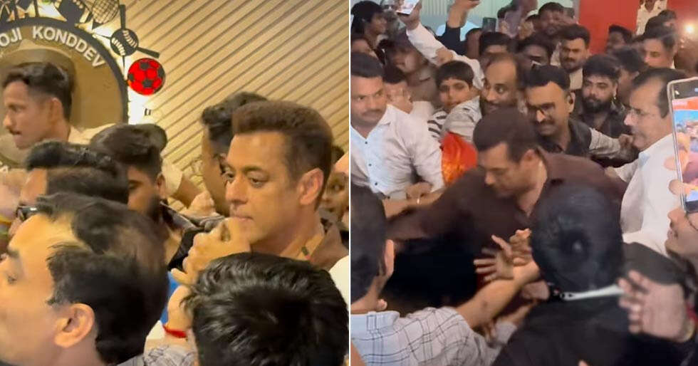 Salman Khan Gets Mobbed By Fans Amid Ongoing Death Threats, Netizens Question His Security