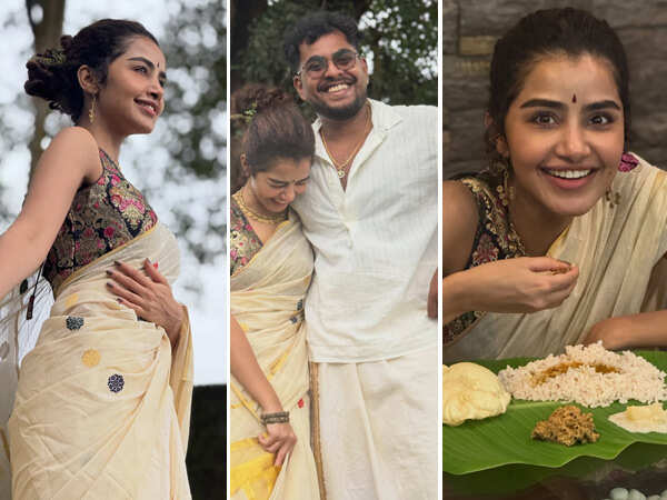 অনুপমা পরমেশ্বরন ওনামকে শৈলীতে উদযাপন করলেন!