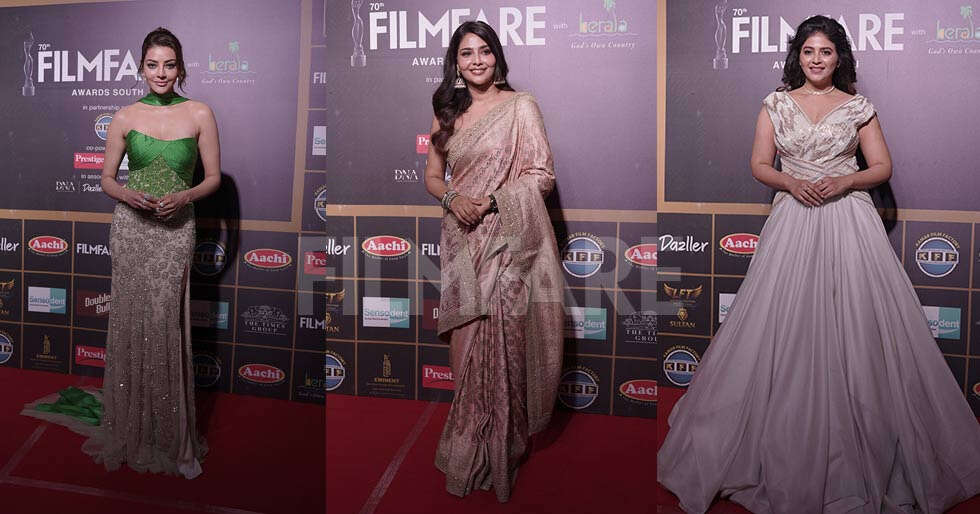 70th Filmfare Awards South With Kerala Tourism: Kajal Aggarwal and More Dazzle on the Red Carpet