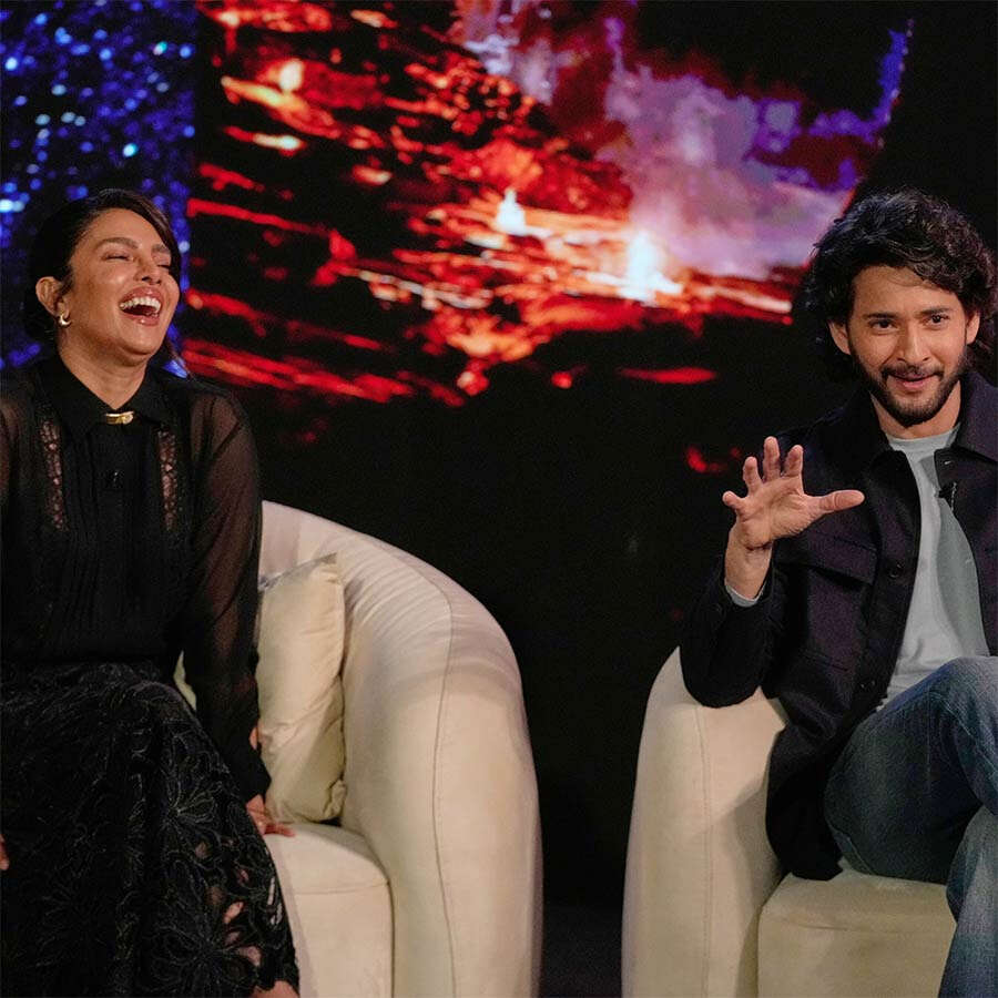 Nick Jonas Priyanka Chopra Jonas Varanasi SS Rajamouli