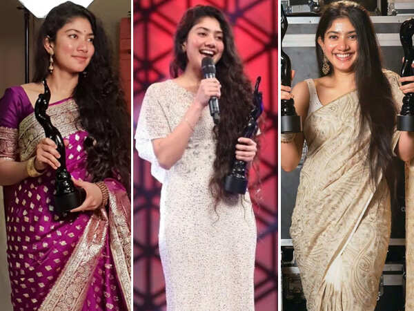 Sai Pallavi's Style Evolution at The Filmfare Awards South