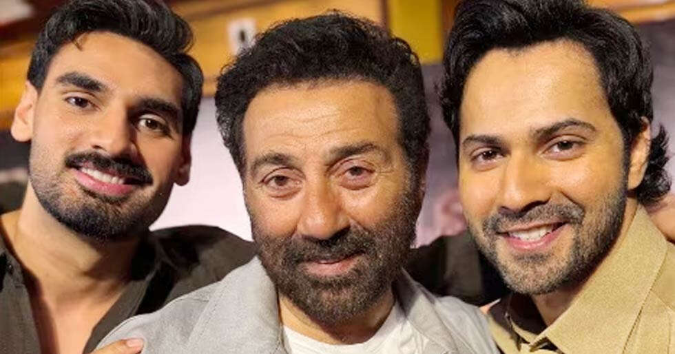 Varun Dhawan’s viral selfie with Sunny Deol and Ahan Shetty delights fans Varun Dhawan’s viral selfie with Sunny Deol and Ahan Shetty delights fans