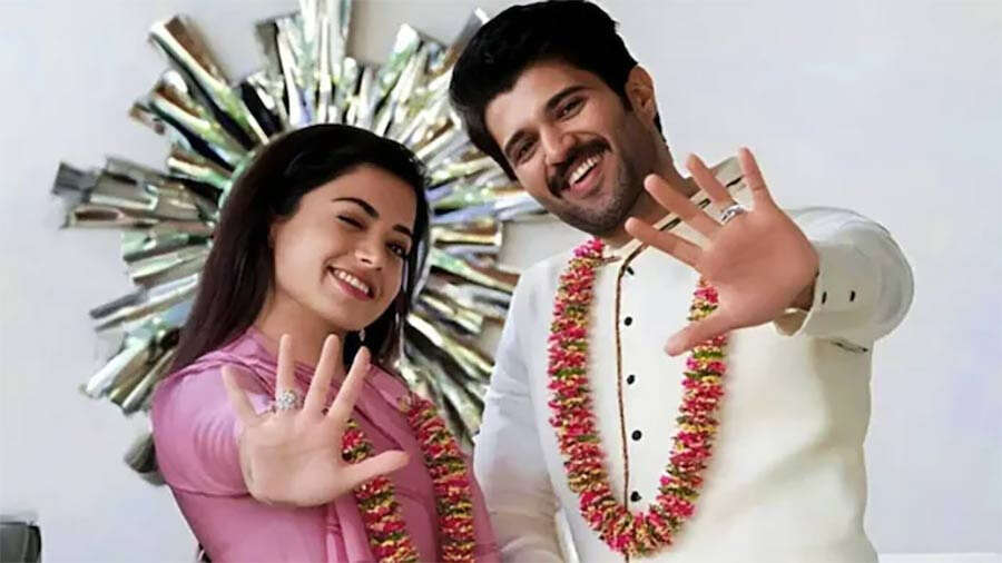 Vijay Deverakonda and Rashmika Mandanna