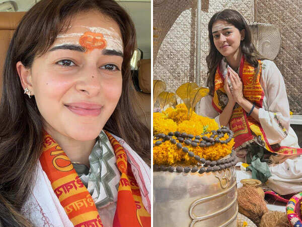 Ananya Panday Seeks Blessings At Dwarka’s Nageshwar Temple With Family ...
