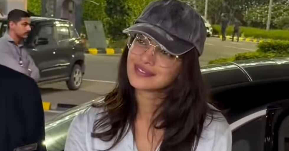 Priyanka Chopra Jonas greets fans warmly at Delhi airport