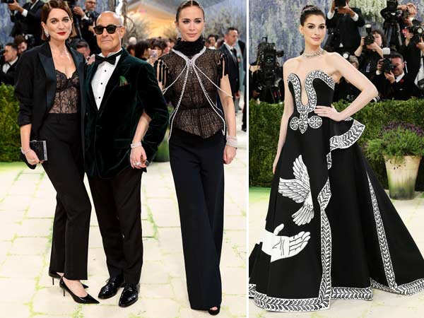 Met Gala 2026: The Devil Wears Prada stars Anne Hathaway, Emily Blunt and  Stanley Tucci Reunite